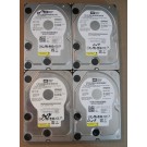 500GB HDD Lot of 4 WD 0264
